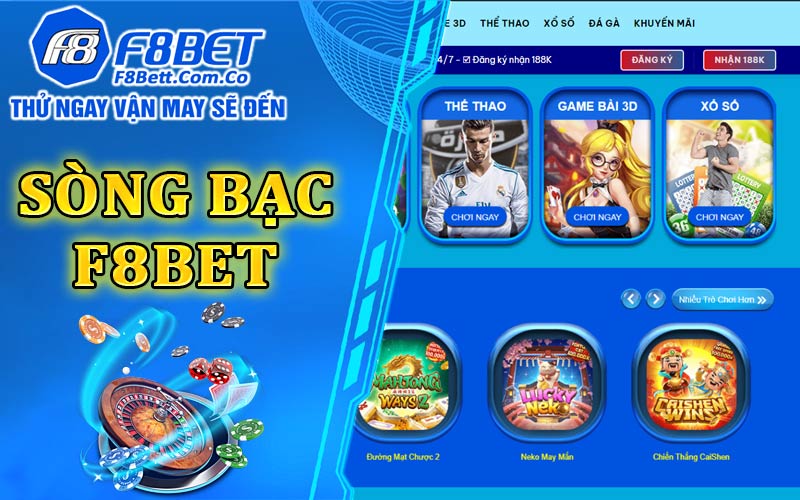 Dịch vụ sòng bạc F8bet - Nơi đổi thưởng trực tuyến đáng tin cậy